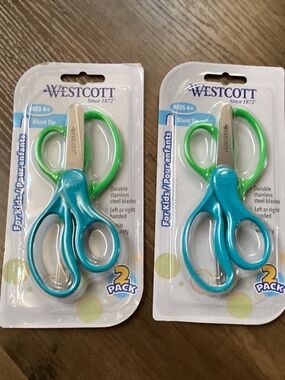 Westcott kids blunt tip scissors bundle NEW